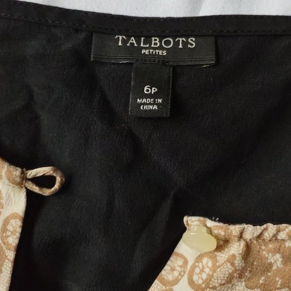 Talbots Silk Blouse Top - Picture 3 of 4